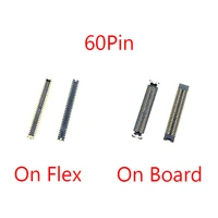 10pcs 60pin lcd display fpc connector on motherboard flex cable for huawei p20pro p20 pro mate 20 pro mate20pro mate 20 rs 20rs