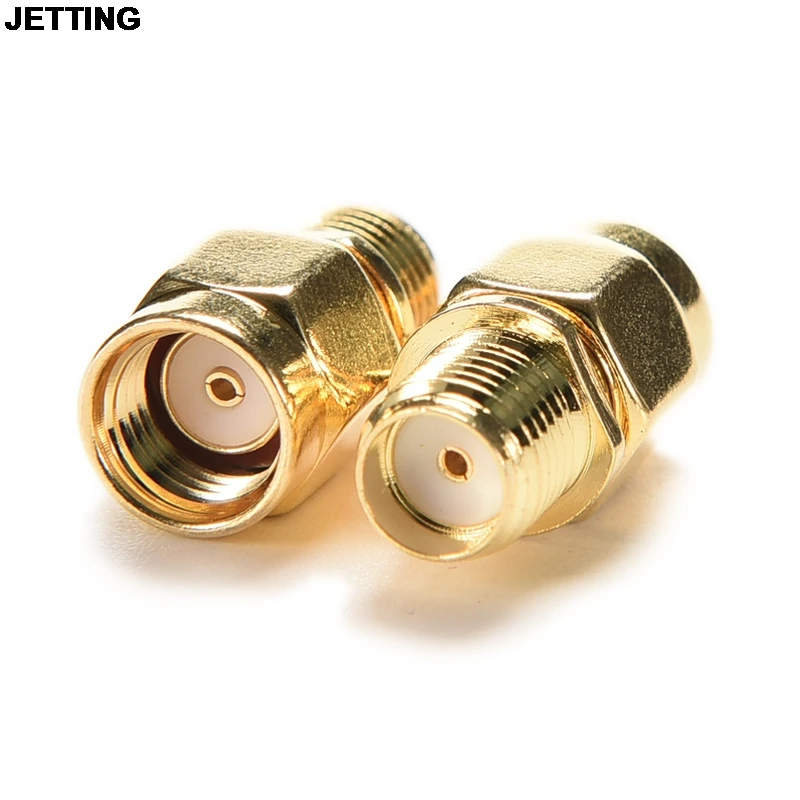 

JETTING RF SMA Connector Adapter RP-SMA Male To RP-SMA Female Plug RF Adapter For Wireless Antenna RF Adapter Drop Shipping