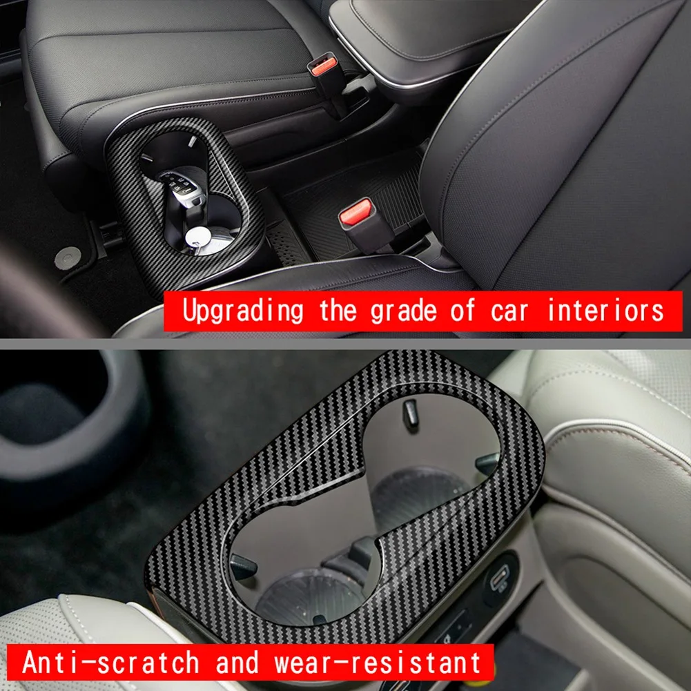 Автомобильная центральная консоль из углеродного волокна держатель стакана для