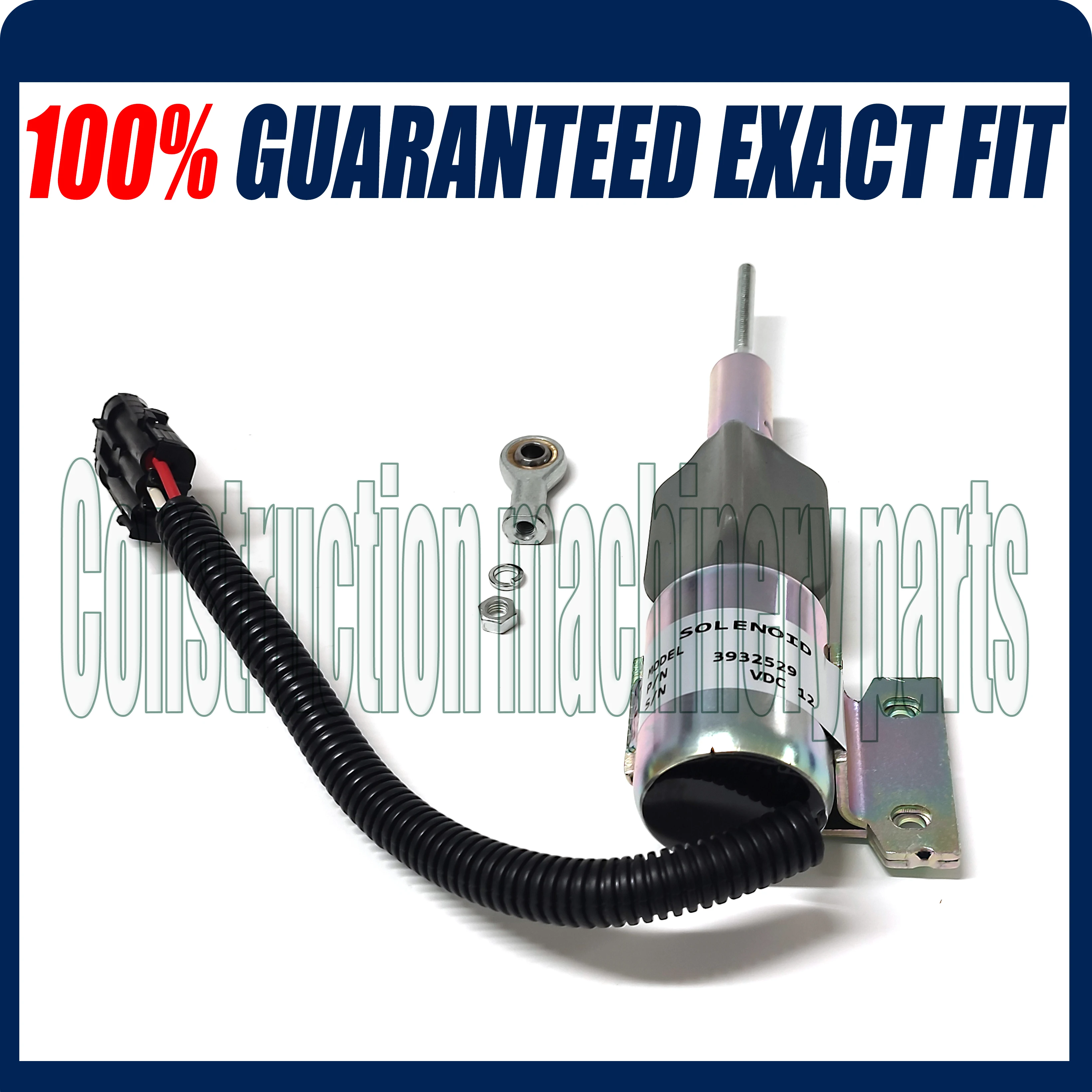 Diesel shut off solenoid shutdown 3932529 12V SA-4756-12 for Cummins 6BT 4BT engine | Generator Parts &amp Accessories