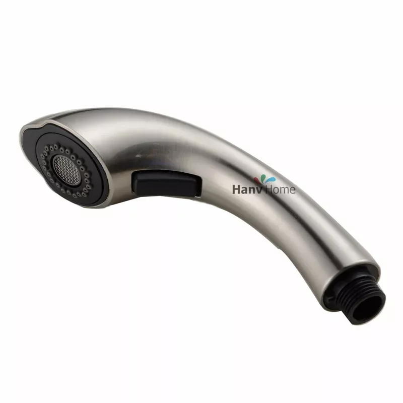 

Brushed Nickel Pull Out Spray Kitchen Faucet Replacement Shower Head Sprayer Spout Pull Down Nozzle