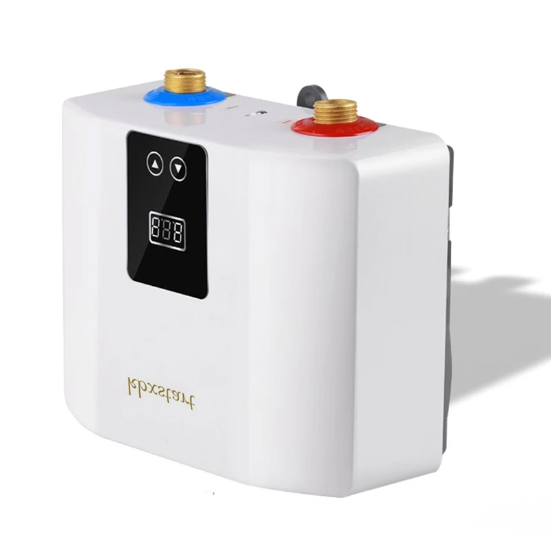 Мгновенный безрезервуарный электрический водонагреватель настенный термостат