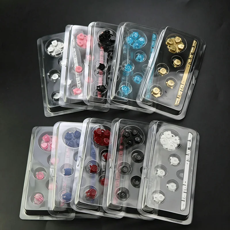 Фото Комплект кнопок ABXY, Select, Start, Home и кнопок регулировки громкости (левая и правая) для PSP1000, запчасти для ремонта игровой консоли PSP 1000 №2