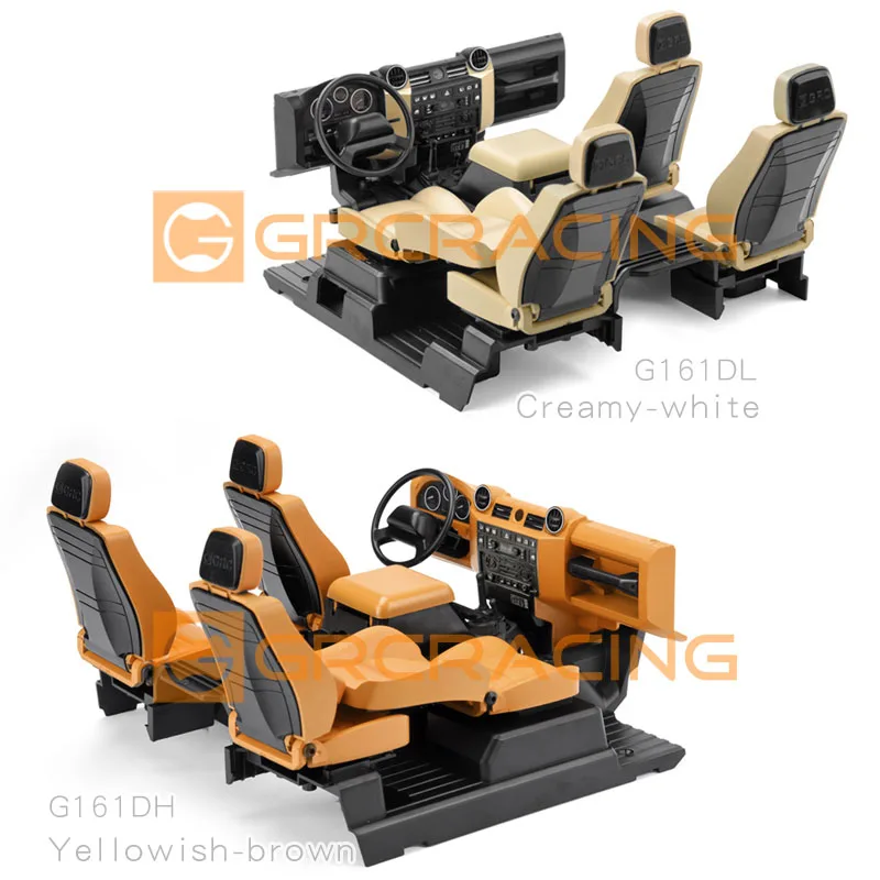 Enlarge GRC Interior Simulation In The Control Seat Retrofit KIT for 1/10 RC Crawler Car Traxxas TRX4 Land Rover Defender Diy Parts