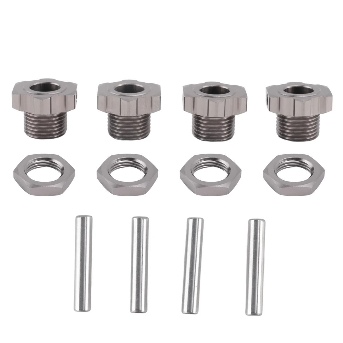 Металлический шестигранный адаптер ступицы колеса 17 мм 8068 для 1/8 ZD Racing 08423 08425 08427