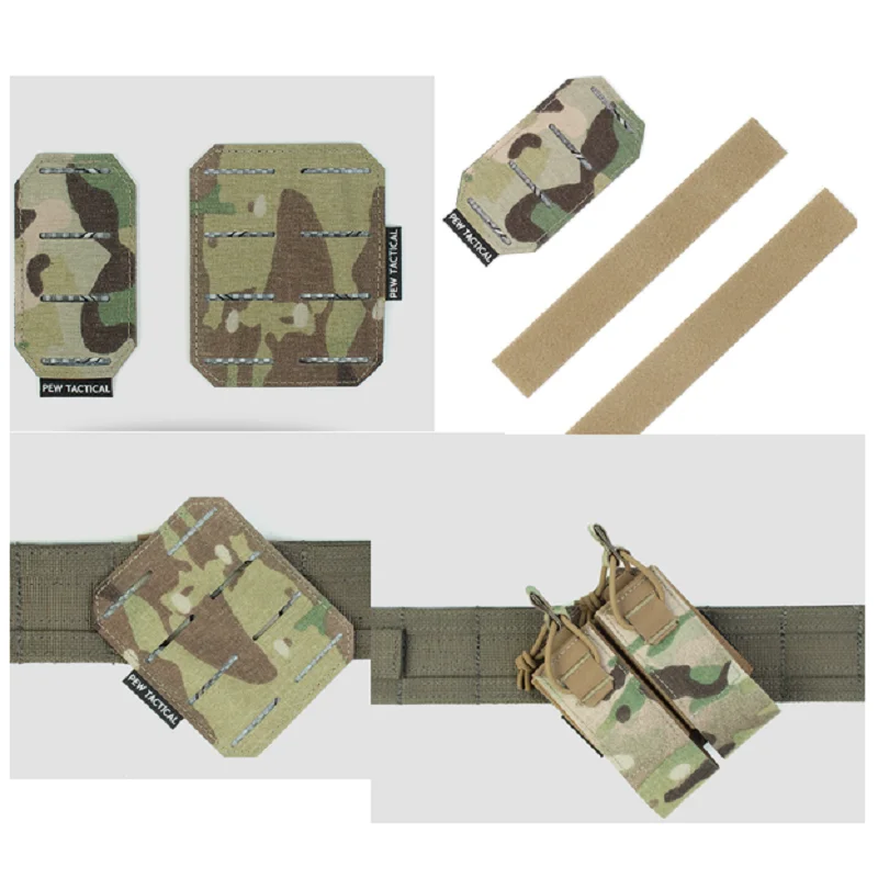 

Single Row Double Row 45 ° Oblique Angle MOLLE Tactical Belt Adapter Plate IPSC Competitive Outdoor Training Camouflage