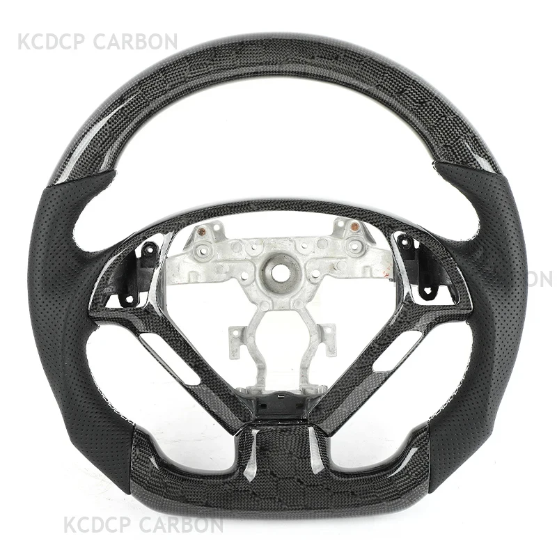Для Infiniti G25 G37 G35 EX35 EX37 светодиодный руль из углеродного волокна