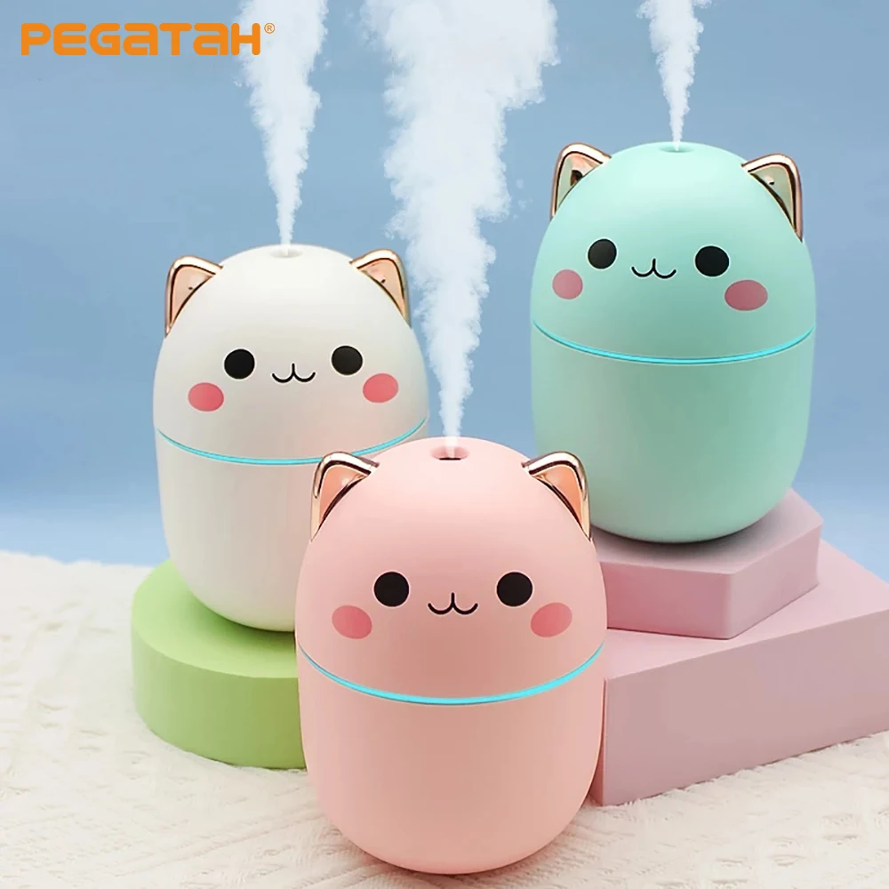 

Cute Aroma Diffuser Air Humidifier Essential Oil Diffuser USB Mist Sprayer for Bedroom Home Car Fragrance Diffuser Room Decor