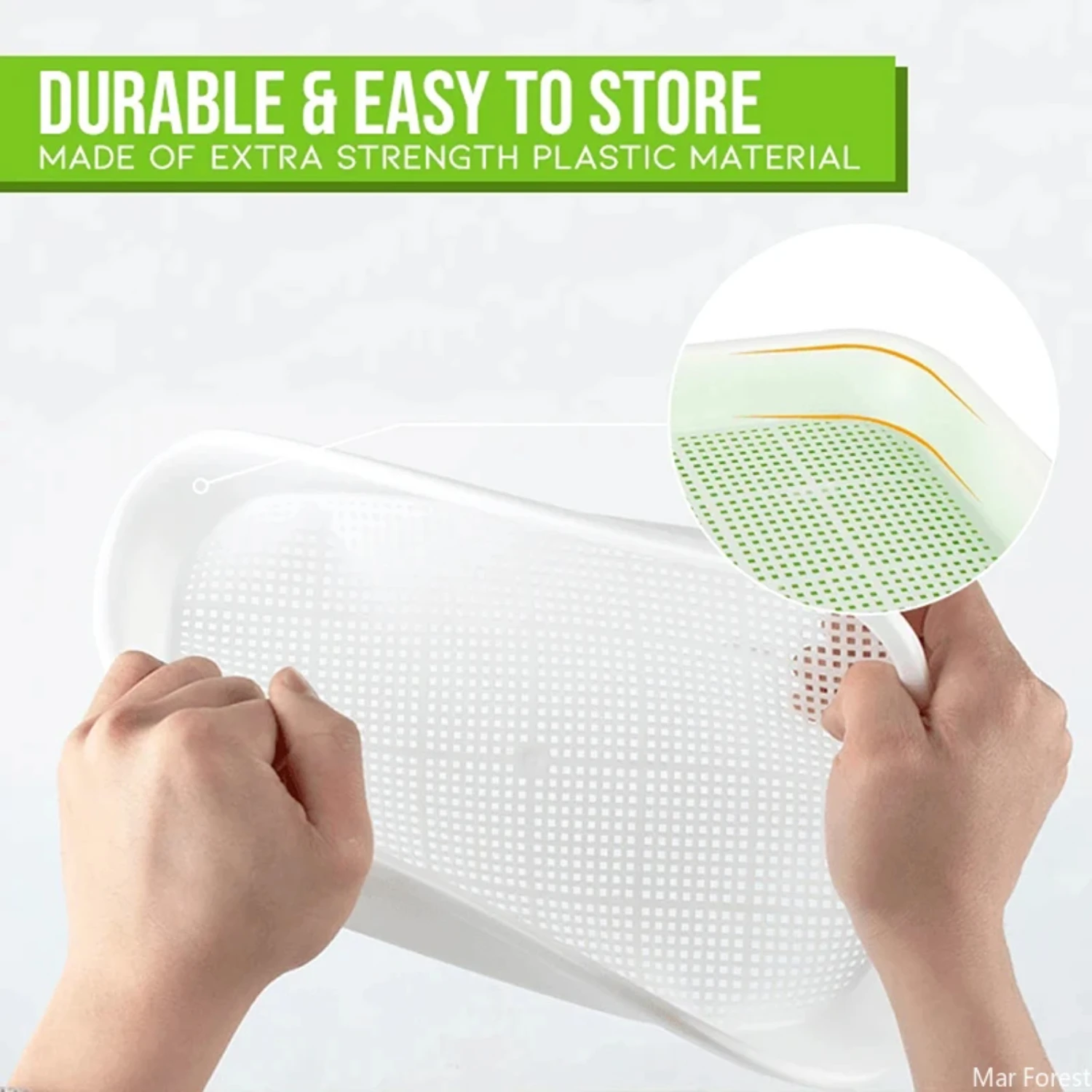 Гидропонная детская тарелка микрозелень лоток для ростков горшок проращивания