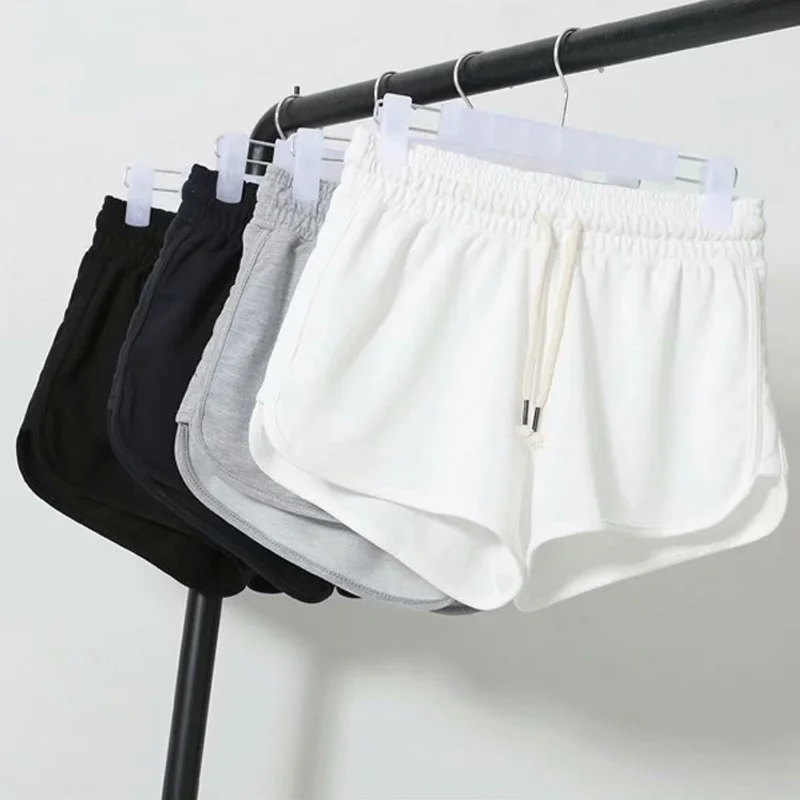 

New loose sports solid color women's shorts