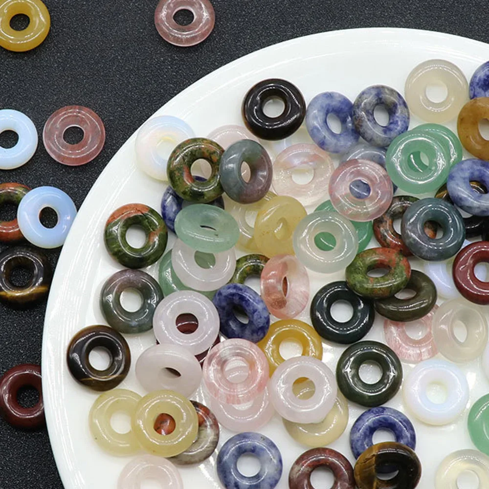 Набор подвесок из натуральных камней &quotпончики&quot 10 шт.