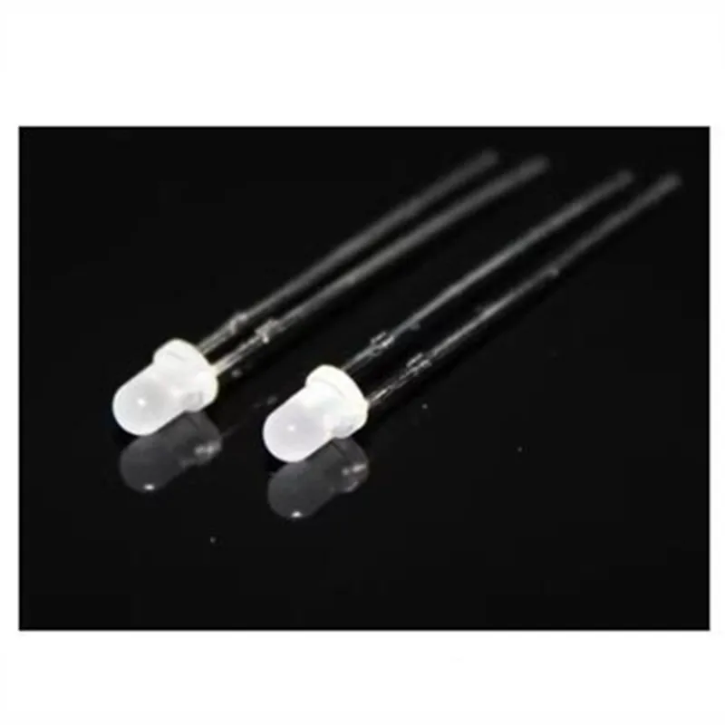 50 Pz 3 Mm Capelli Bianchi Nebbia Gialla F3 Grigio Verde Chiaro Verde Luce Led Lampada Perline Diodo Emettitore Di Luce