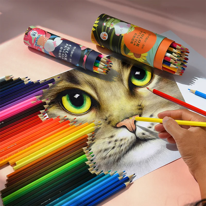 

Cartoon Animal Color Pencil Student Professional Drawing Comic Sketch Design Stroke Pen Set Children Learning Gift