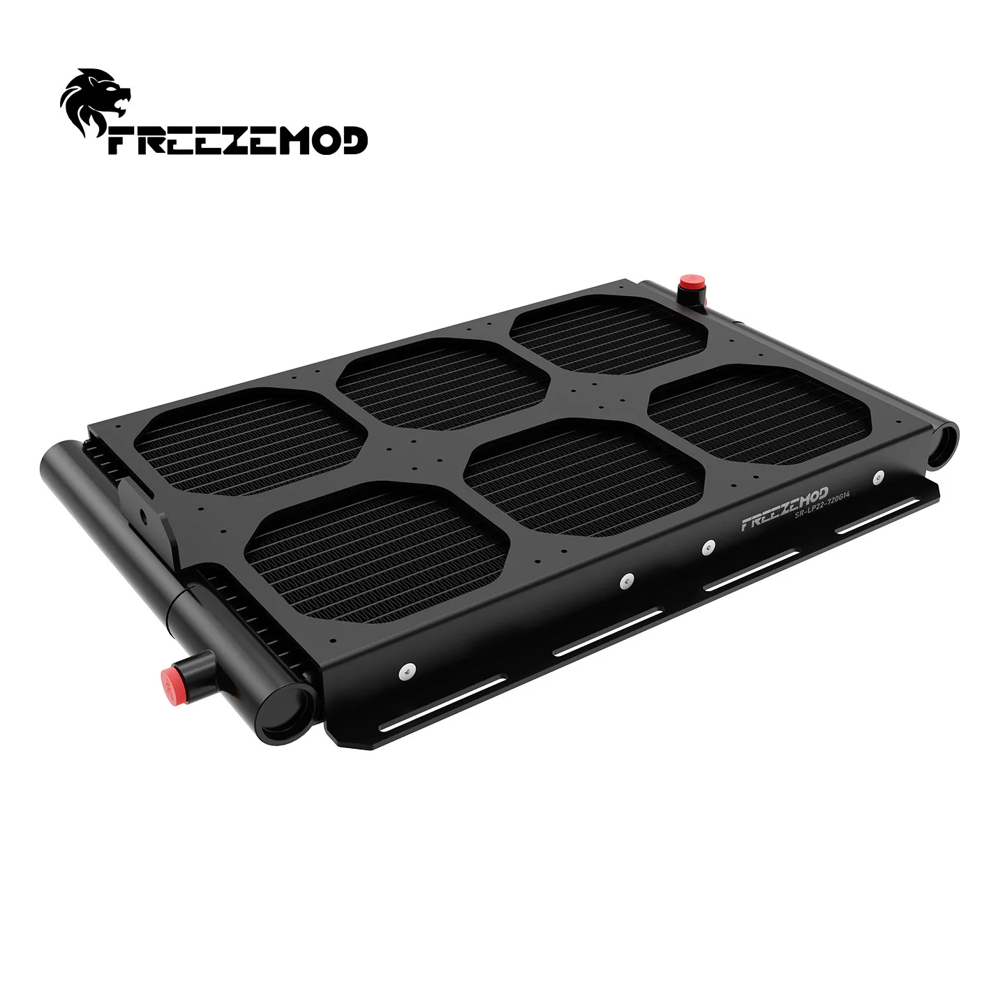 Фото FREEZEMOD SR-LP22-720 Алюминиевый радиатор водяного охлаждения с усиленными ребрами, устойчивый к высокому давлению, 720 мм, для ПК, жидкостный теплообменник №2
