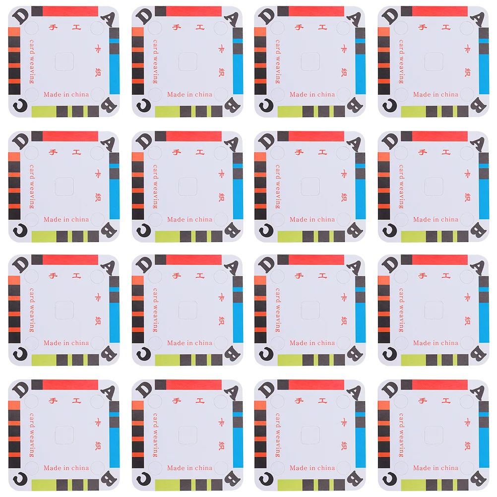 Ткацкие карточки настольные картонные метлы поставки бумажных бусин детали