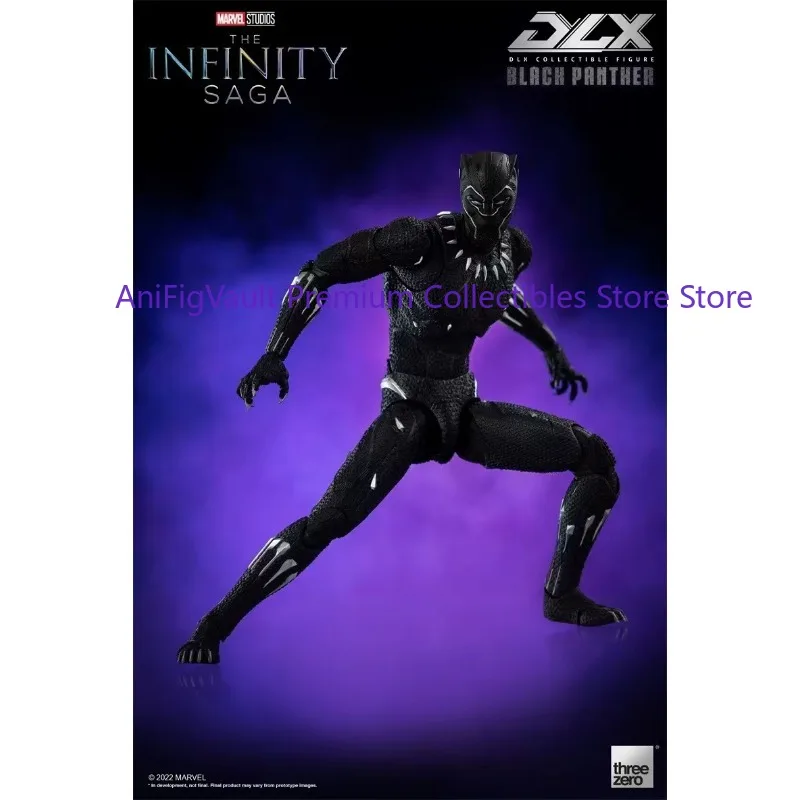 Фото Оригинальная коллекционная фигурка Threezero THE INFINITY SAGA 3A DLX BLACK PANTHER, аниме-игрушка, украшение
