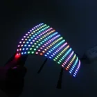 Ws2812b 8x8 16x16 8x32 Rgb светодиодная цифровая Гибкая индивидуально обработанная краска Ws2812 модельный блок питания 5 в постоянного тока