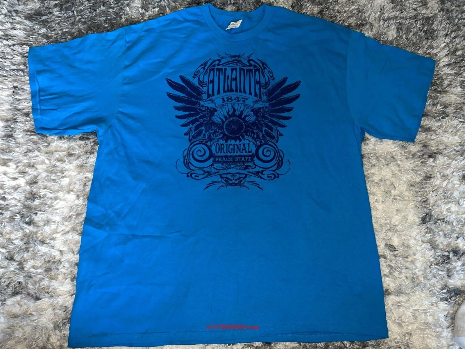 NWT Атланта мужская футболка s 2XL Georgia Inc 1847 оригинальная персиковая