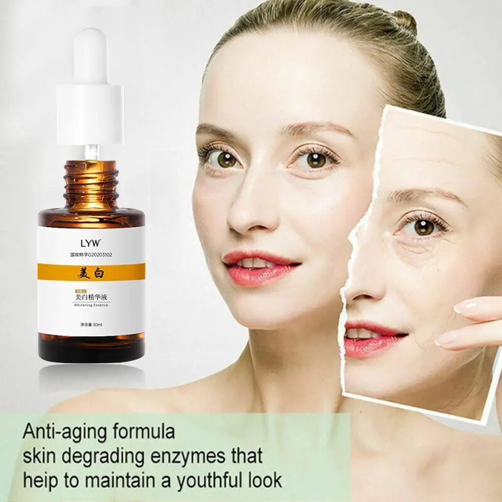 

Whitening Essence Niacinamide Original Essence Shrink Lighten Spots Broken Brighten Pores Complexion Serum30ML Darkness M1D5