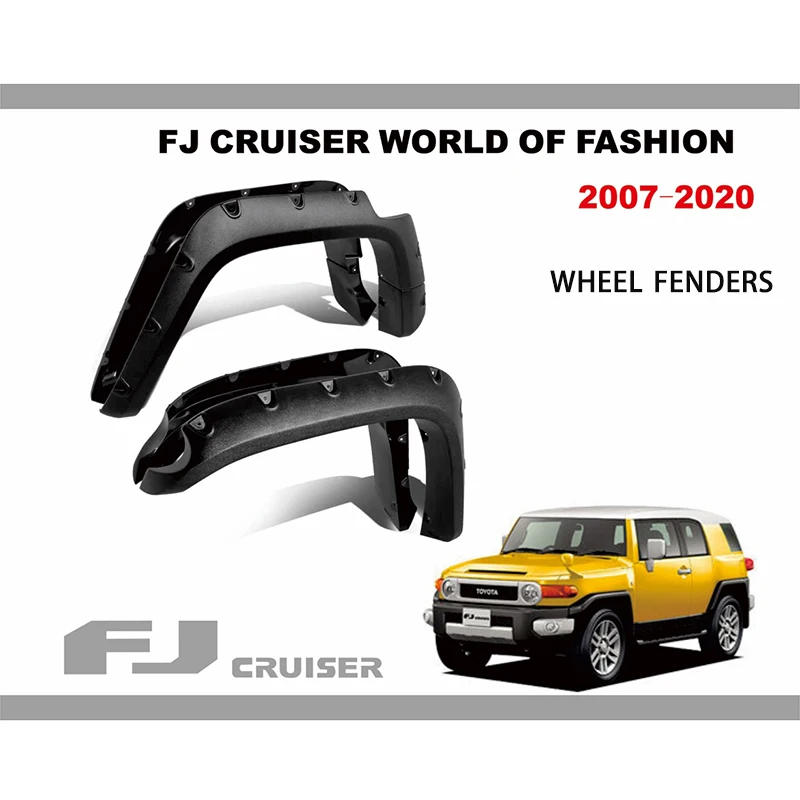 

Thickened Mudguards For Toyota FJ Cruiser Wheel Fenders Rivet Decoration FJ Cruiser Accessories Fender Guard