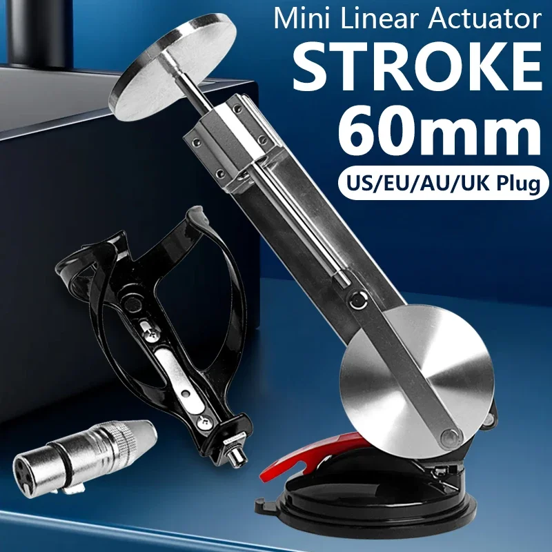 Мини Телескопический линейный привод двигатель с большой упорной присоской ход