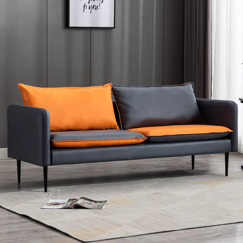 

Simple Small Apartment Combination Clothing Store Leisure Technology Cloth Hotel Living Room Double Three Bedroom Sofa Chair