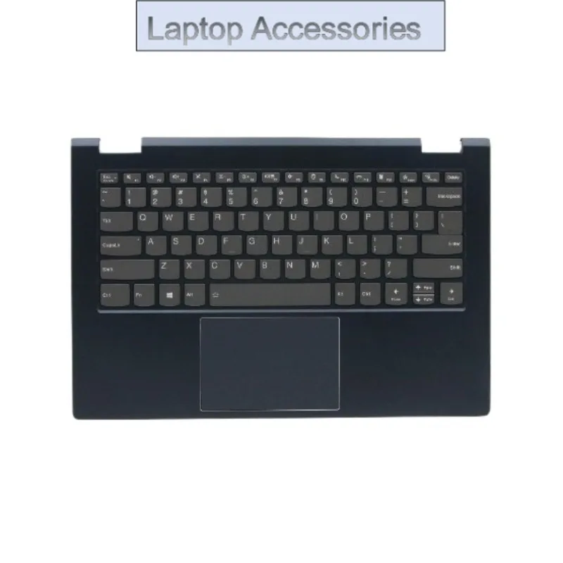 Фото F Новый оригинальный чехол для Lenovo F hinkBook 14s Yoga IF L с упором для рук, синяя подсветка клавиатуры C Shell 5CB1C92783 5CB1B39083 №1