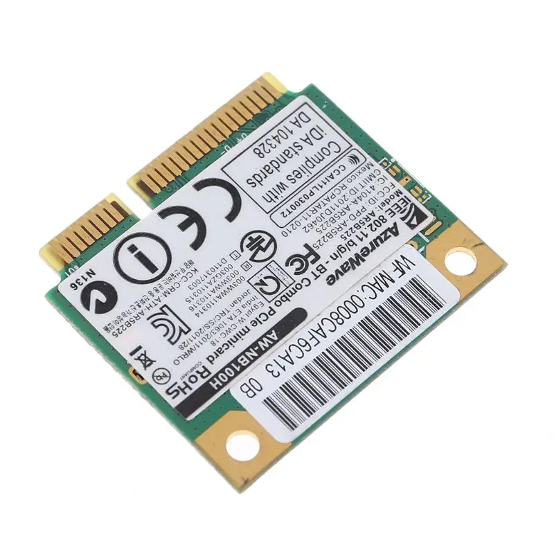 Беспроводной адаптер Wi-Fi Half Mini PCI-Express BT4.0 Wlan AW-NB097H AW-NB126H