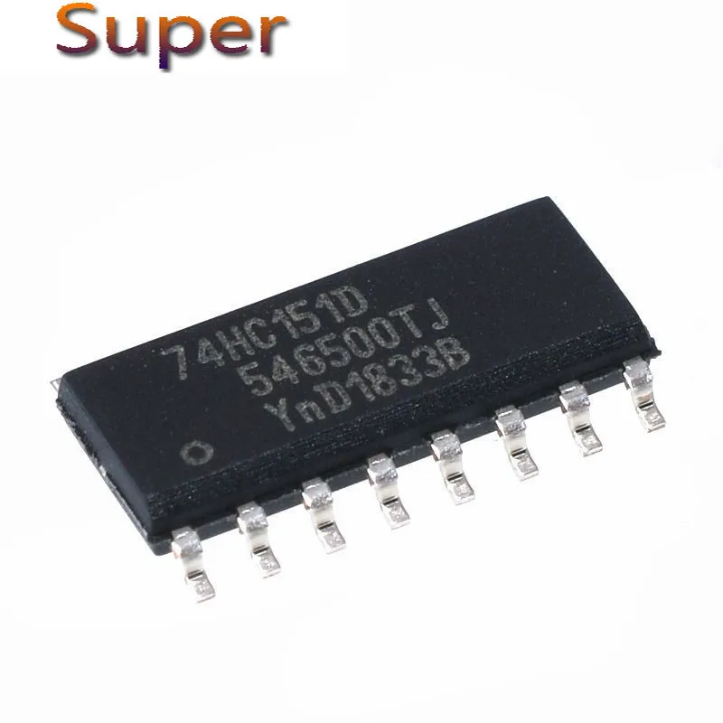 

10PCS 74HC151 74HC151D SOP16 8 input multiplexer original