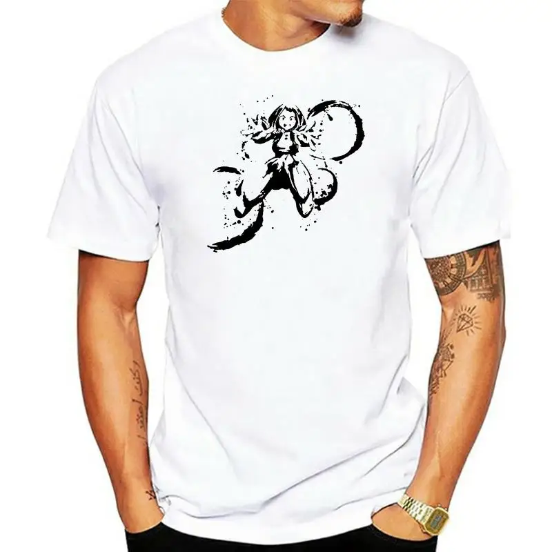 

Мужская футболка Uraraka Ochaco, чернильная женская футболка