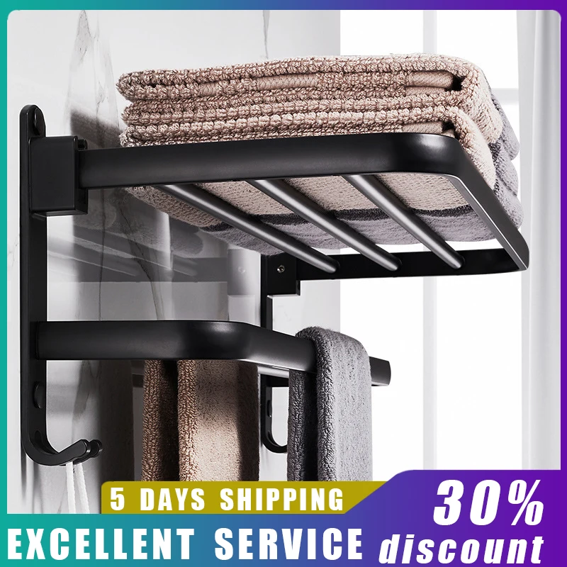 Вешалка для полотенец ванной комнаты 30-50 см |