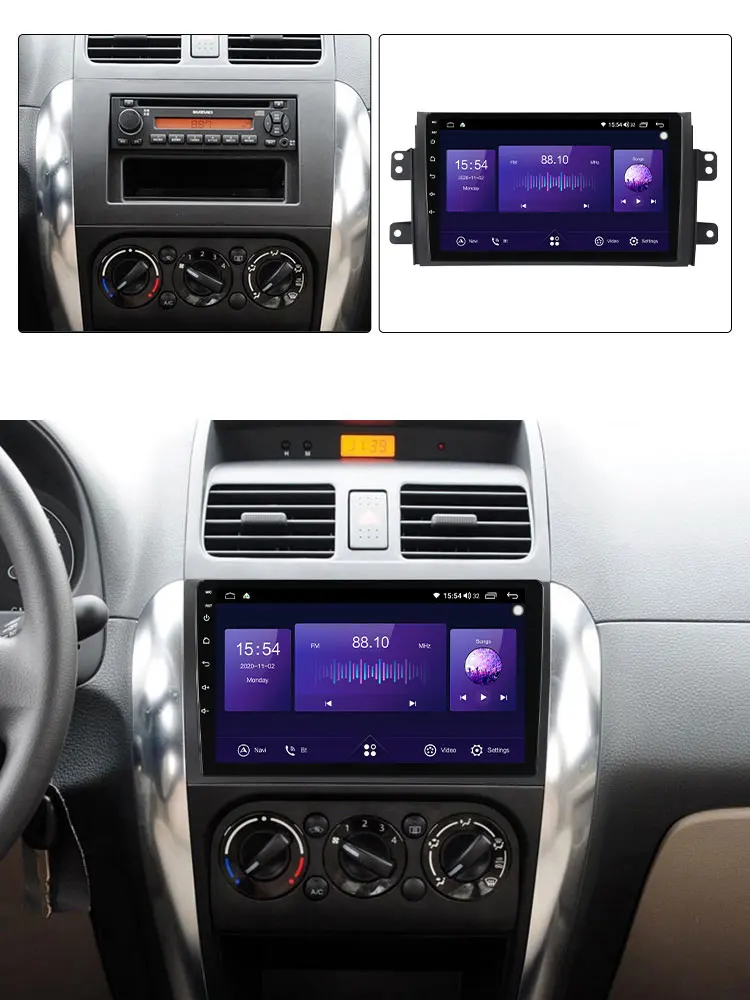 Автомагнитола на Android для Suzuki SX4 2006-2013 Fiat Sedici 2005-2014 мультимедийный видеоплеер