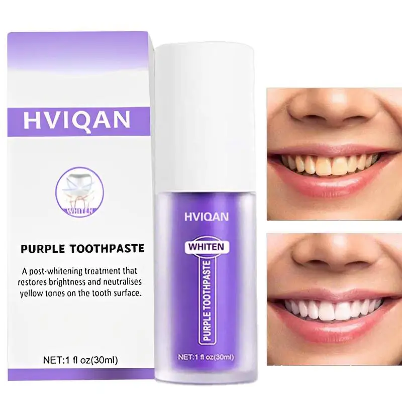 

Зубная паста фиолетовая эмалированная для ухода за зубами, 30 мл