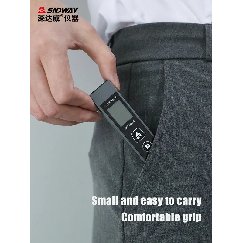 Умный лазерный дальномер SNDWAY 30 м перезаряжаемый