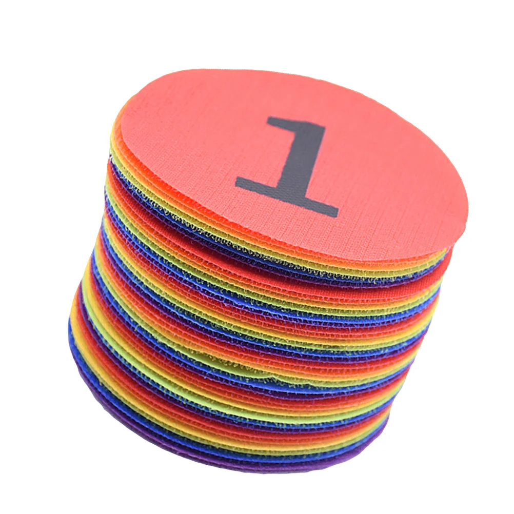 

36pcs Number 1-36 Markers Colorful Convenient Game Supplies Round Pieces Positioning Card for Teachers Kids