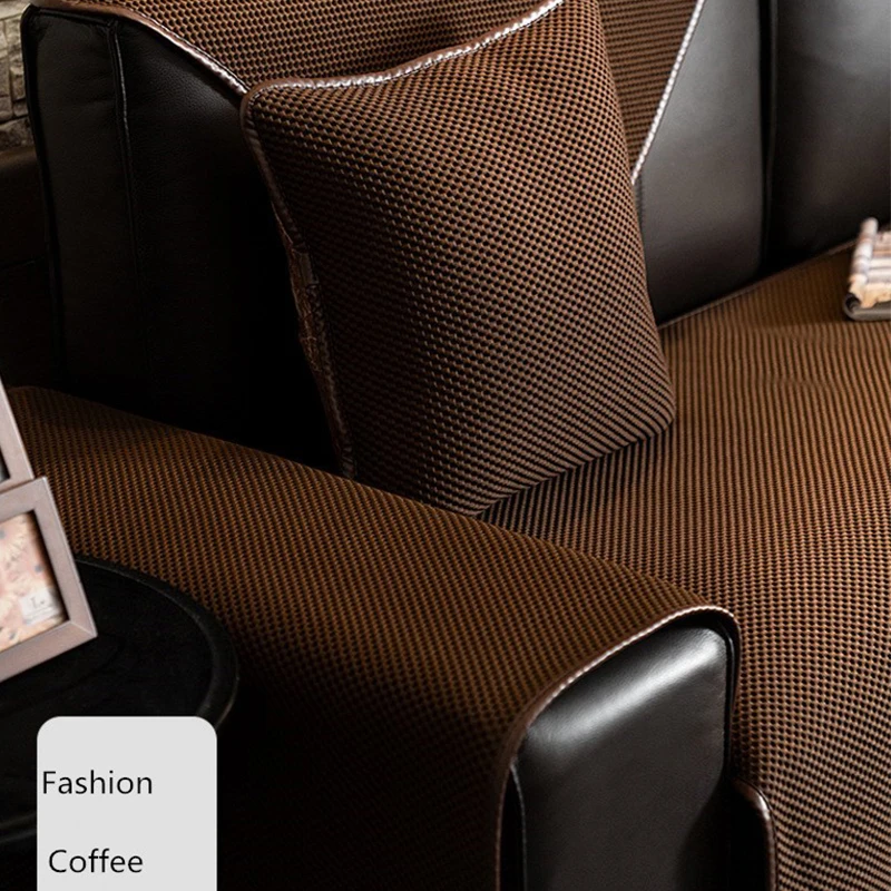 Однотонный чехол для дивана гостиной дома офиса нескользящее модное полотенце с