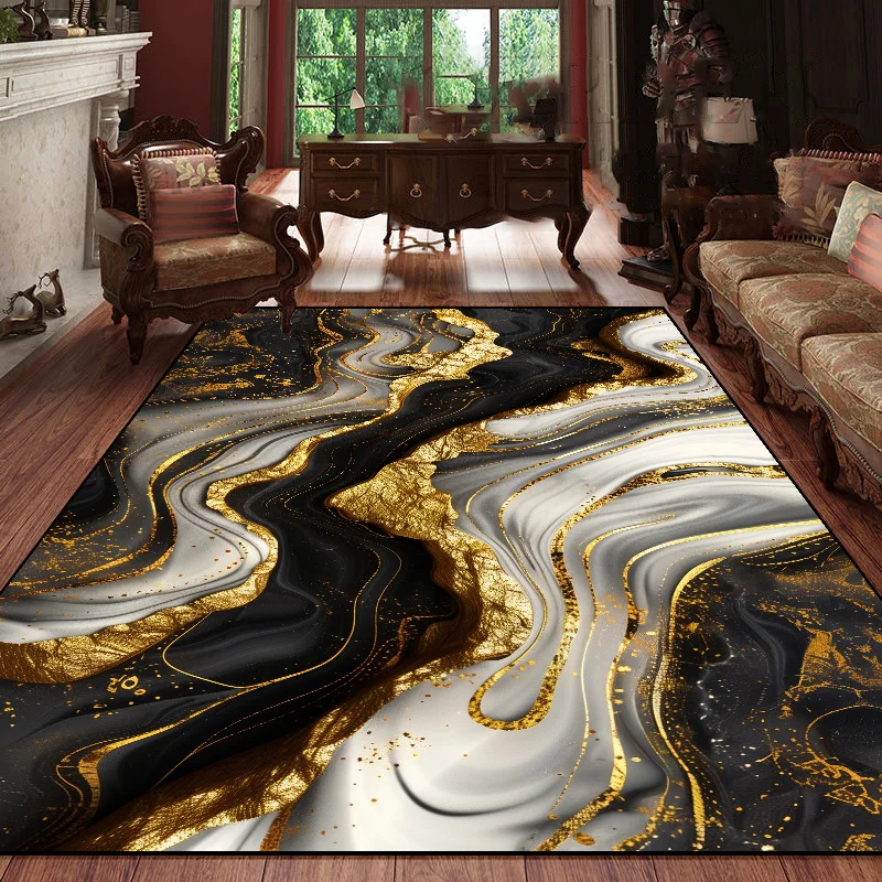 

Золотой мраморный ковёр Tapis