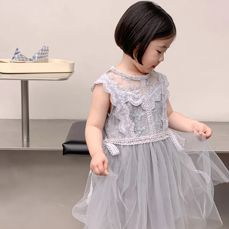 

baby girls princess dress embroidered butterfly dress children birthday party wedding mesh clothes girls princess dress