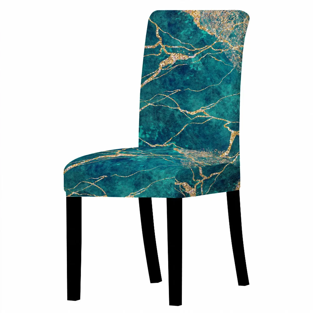 Чехол на стул с геометрическим рисунком эластичный офисный домашний декор чехлы