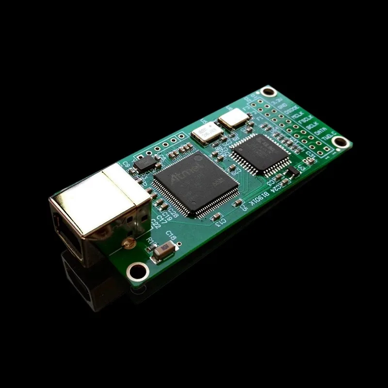 Фото USB-аудиоинтерфейс, плата декодирования DAC, вход I2S, высокоточный аудиомодуль, поддержка форматов PCM и DSD №1