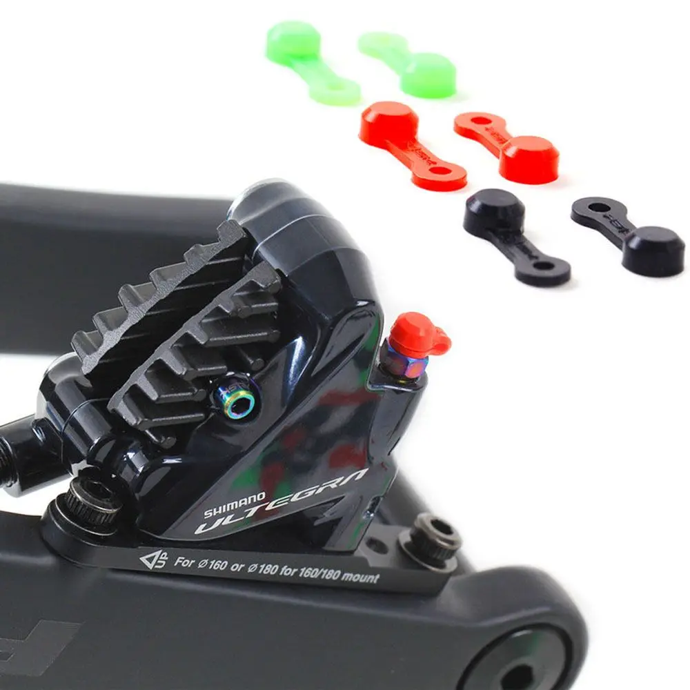 

New Bike Bleed Brake Clamp Silica Gel Dust Cap Bicycle C-Clips Buckle Hose Brake Line Gear Durable Bike Tools