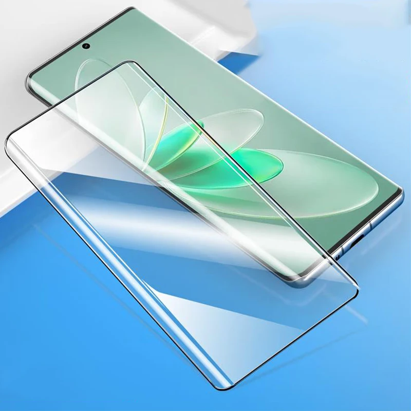 

3D Curved Tempered Glass for Vivo S16 Pro Black Edge Screen Protector for VivoS16 S16Pro Clear Full Coverage Protective Film