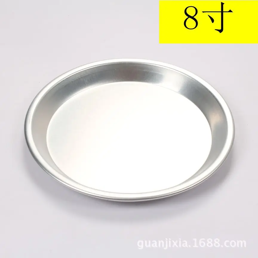 

Polycarbonate Chocolate Molds Special Supply Of Thickened 8-inch Anode Round Shallow Pizza Plate Aluminum Alloy Tools
