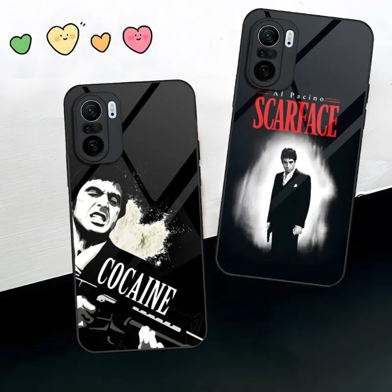 

Scarface 1983 Film Al Pacino Movie Phone Case For Xiaomi 13 12 X Redmi Note 10 11 S Lite T Pro POCO X3 M4 Toughened Glass