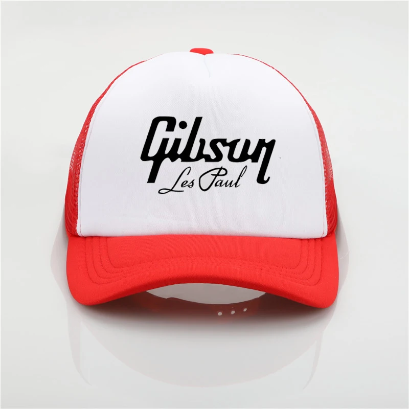 Фото Модная кепка, бейсболка с принтом Gibson, мужские и женские головные уборы, летняя Молодежная Солнцезащитная шляпа Gibson в стиле хип-хоп, женская ... №3