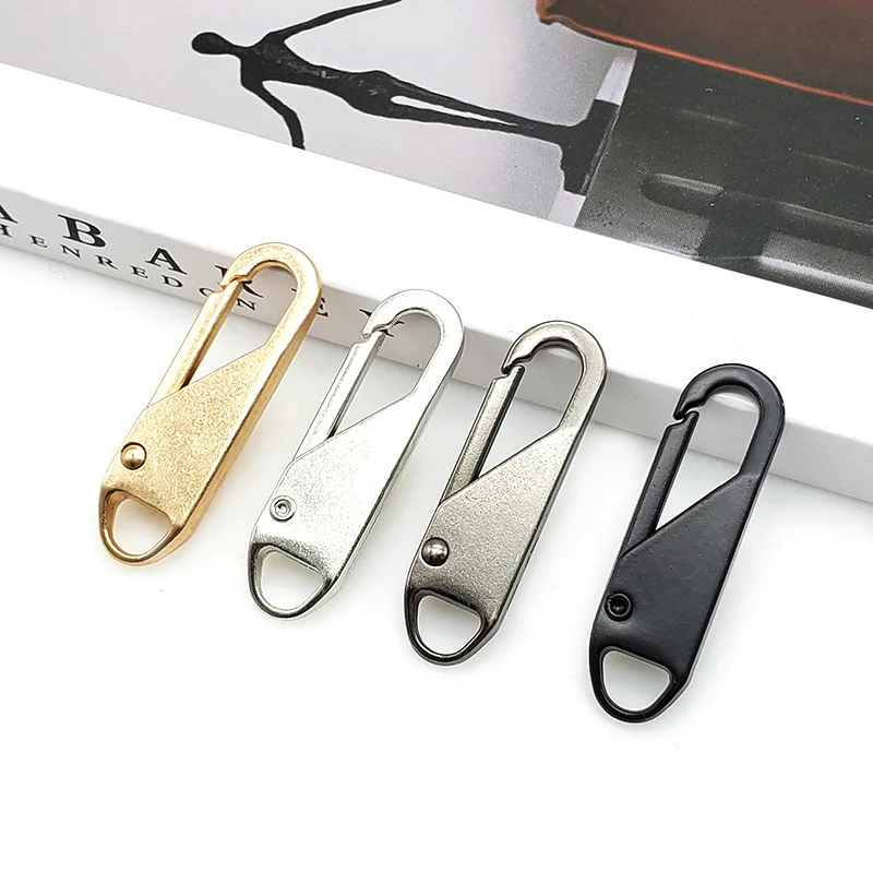 

Diy manual bag zipper piece schoolbag zipper head accessories detachable multi-functional pull alloy zipper head