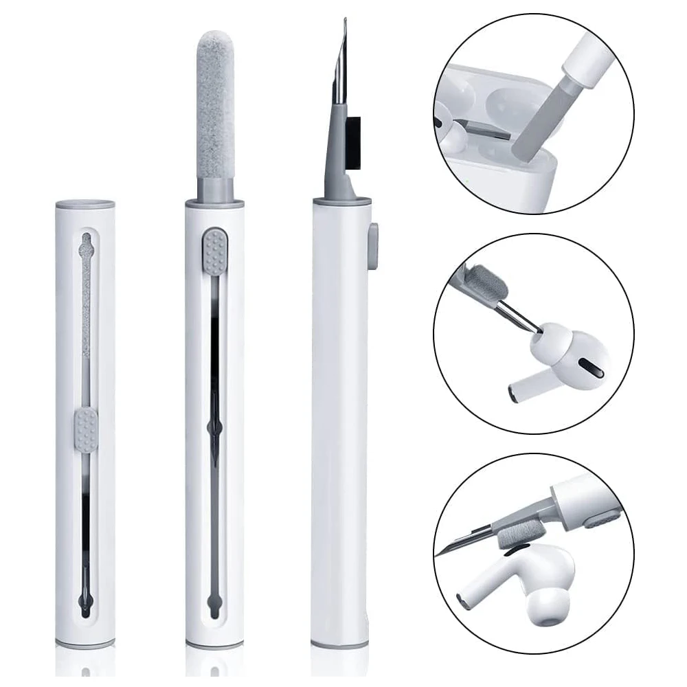 

Набор для очистки наушников Airpods 3 Pro 1 2 Bluetooth, инструменты для очистки чехла для наушников Xiaomi Airdots Huawei, чистящая ручка-щетка для наушников