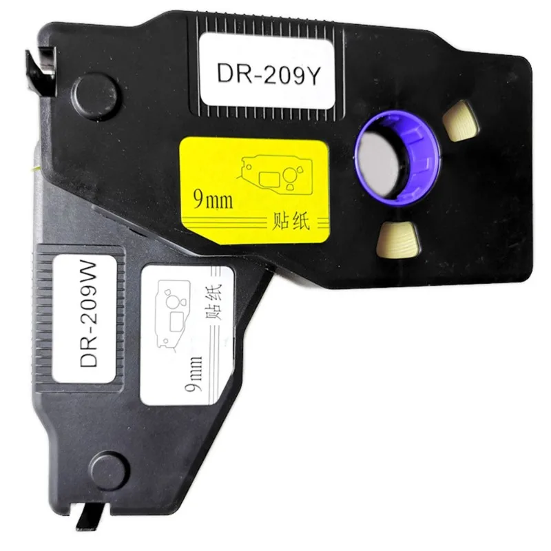 5/10 шт. кассетная лента этикетка 6 9 12 мм x 15 м белая желтая чернильный картридж для