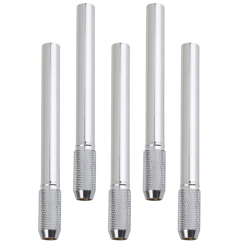 

5 Pcs Extender Metal Extension Holder Tools Stainless Steel Lengthener Drawing Sketch Student