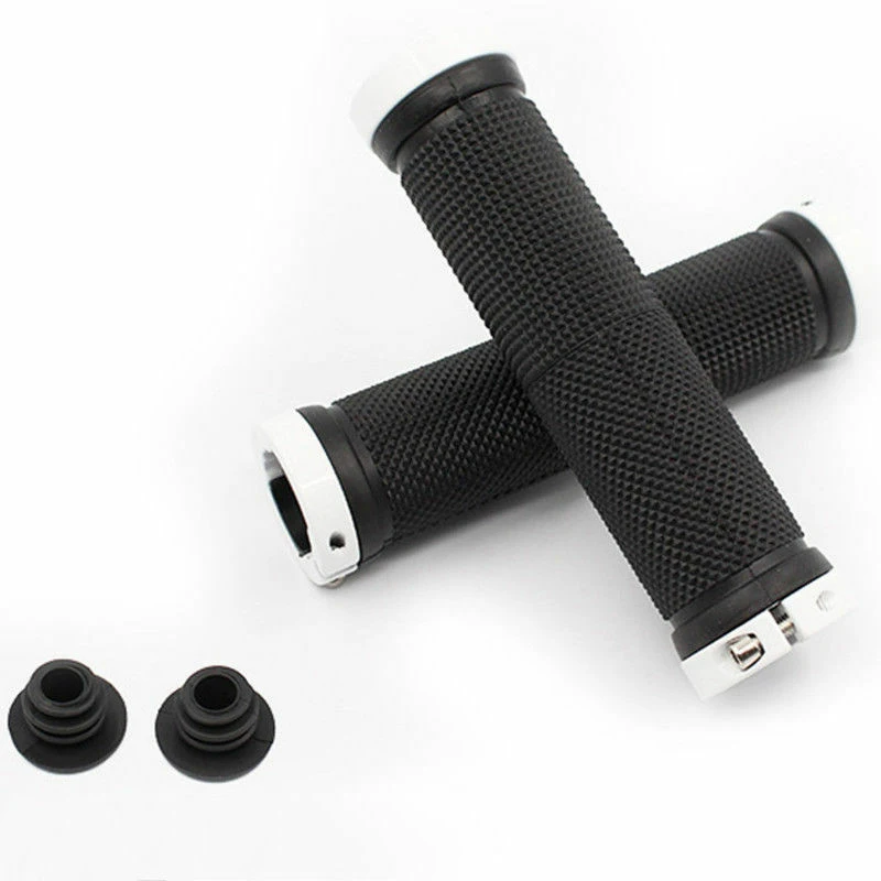 

Bicycle Non-slip Bilateral Lock Handlebar GripsBike Handle Bar Grip Handlebar For MTB Mountain Bike Aluminum Rubber Handlebar